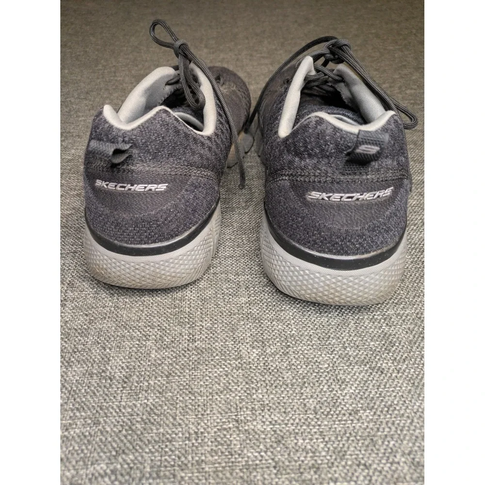 Skechers EQUALIZER 2.0 Skech-Knit Sneakers Mens 11 Extra Wide Fit Charcoal Shoes